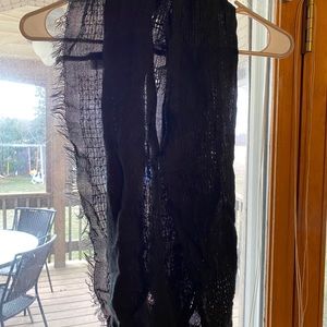 Black infinity scarf